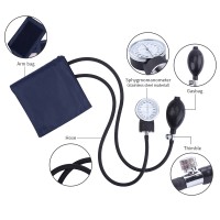 VitaGuard Manual Sphygmomanometer – Professional Blood Pressure Monitoring Kit with Cuff and Stethoscope