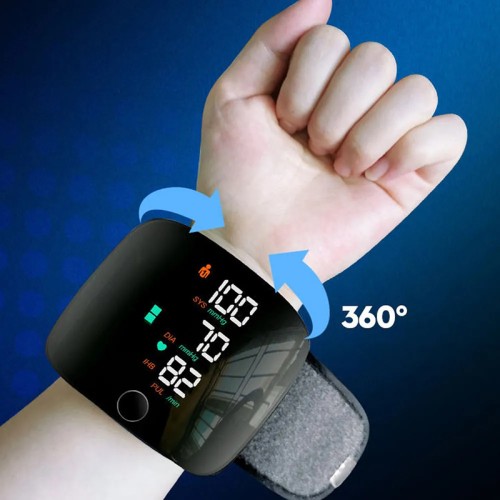 VitaGuard Digital Sphygmomanometer – Automatic Blood Pressure Monitor with Large Display Screen